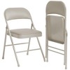 Coucheta 6-Pack Padded Folding Chairs, Stackable with Soft Cushion & Metal Frame, Commercial Use for Office/Events - 2 of 4