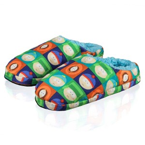 Seven Times Six South Park Slippers Character Box Design Adult Scuff Slide Slipper Socks - 1 of 4