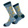 Crazy Dog Women's Suck It Up Buttercup Socks Funny Sarcastic Flower Graphic Novelty Footwear for Ladies - 2 of 4