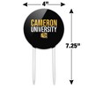 Cameron University Secndary Logo Acrylic Cake Topper Party Decoration for Wedding Anniversary Birthday Graduation - 2 of 4
