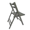 Cesicia Slatted Wood Folding Chair, 4Pcs Patio Accent Chair - 4 of 4