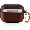 Worryfree Gadgets Case Compatible with Apple AirPods Pro Case Genuine Leather & PC Cover Full Protective Pro Charging Case Skin Cover with Keychain - 2 of 4