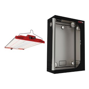 PHANTOM Cultivar GL250 250 Watt 120 Volt LED Aluminum Grow Tent Plant Light and GT24 2 x 4 Foot All Steel Design Grow Tent with 200 Pound Capacity - 1 of 4