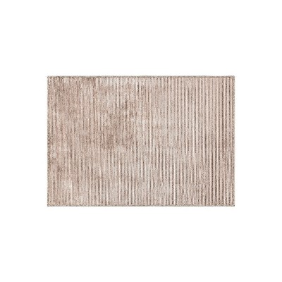 World Rug Gallery Contemporary Distressed Stripe Machine Washable Area Rug