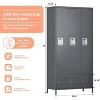 SUXXAN 6 Doors 72''H Metal Storage Locker for Employees for School Gym,Assembly Required - 3 of 4