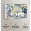 Art Remedy Golden Henri Edmond Cross - Garden at Saint Clair Impresionism Landscape Wall Art, 45" x 30", White Frame - 3 of 4