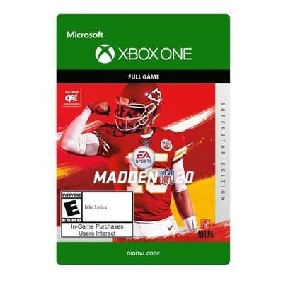 Madden Nfl 20: Superstar Edition - Xbox One (digital) : Target