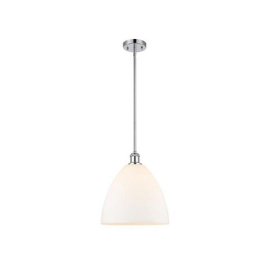 Bristol Glass - 1 Light Mini Pendant In Industrial Style-12.75 Inches Tall and 12 Inches Wide