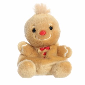 Aurora Mini Gino Gingerbread Man Palm Pals Festive Stuffed Animal Brown 5" - 1 of 4