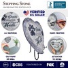 Paws Printed on our Hearts Memorial Stepping Stone for Pet, 9.5" Dog Funeral and Pet Cemetery Decor| OrnamentallyYou - 2 of 4