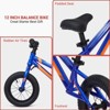 Toddler Balance Bike 2 Year Old, 12 Inch No Pedal Kids Bike for 2-5 Years Old, Lightweight Push Bicycle with Adjustable Handlebar - 3 of 4