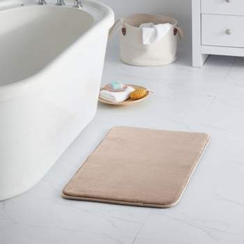 Memory Foam Non Slip Non Skid Back Plush Bath Mat Rug by Sweet Home Collection™