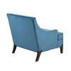 Sapphtopaz 1pc Accent Chair Upholstered Lounge Chair with Wood Legs, Living Room Chair Comfy Chair Arm Chair - 2 of 4