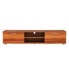 VYNXARIA Walnut TV Stand for 70 Inch TV Stands,Media Console Entertainment Center Television Table,2 Storage Cabinet with Open Shelves - 3 of 4