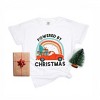 Simply Sage Market Women's Powered By Christmas Short Sleeve Garment Dyed Tee - 3 of 4