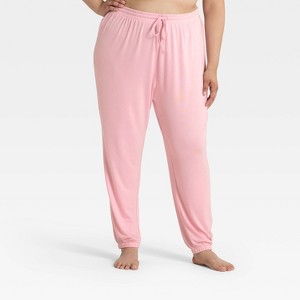Women's Cooling Jersey Jogger Pajama Pants - Auden™ - 1 of 3