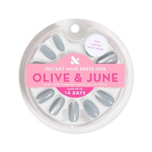 Olive & June Press-On Fake Nails - M Oval - Misty Velvet - 42ct - 1 of 4