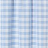Kate Aurora Country Farmhouse Living Blue Plaid Gingham 3 Pc Kitchen Curtain Tier And Valance Set - 56 in. W x 36 in. L - 3 of 3