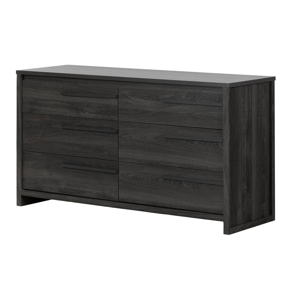 South Shore Lensky Grey Oak 6-Drawer Double Dresser -  12750