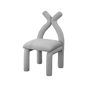 Meridian Furniture,Xena Boucle Fabric Accent/Dining Chair - 1 of 4