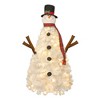 Hrinhom 4FT Snowman-Shaped Artificial Christmas Tree with 100 Lights - 3 of 4