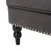 NicBex Harrison Tufted Club Chair - Upholstered Accent Armchair, Classic Living Room Seating, Slate - 4 of 4