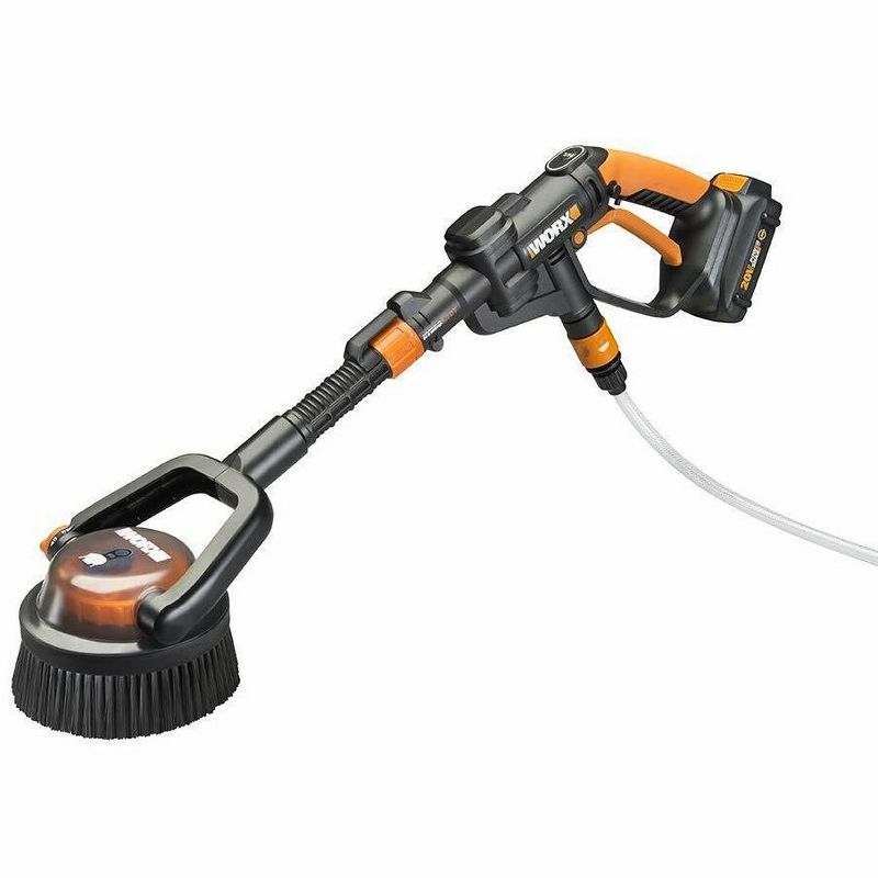 Worx WA1821 Adjustable Outdoor Power Scrubber (Hard Bristles), Quick Snap Connection, Fits: WG625, WG629, WG630, WG640 and WG644 Series, 5 of 8