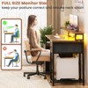 Besiost 59-In Computer Desk with Charging Station for Home Office - 4 of 4
