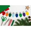 DIY Felt Christmas Light Bulb Garland Kit – Colorful Holiday Craft Decoration - 2 of 4