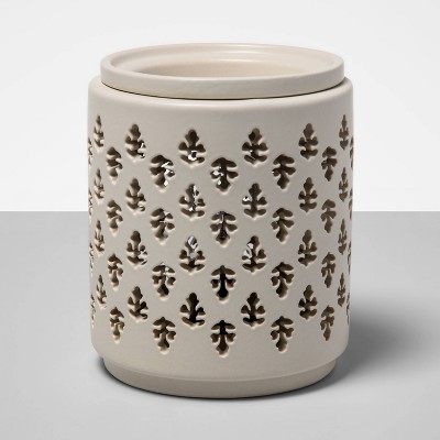 Photo 1 of 6.5 x 4.5 Paisley Pattern Electric Scent Warmer White - Threshold