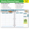 Global Datebooks Secondary Student Planner AY 2024-2025 - Matrix Style - 8.5"x11" (Halftone Blue) - 4 of 4
