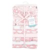 Little Treasure Hudson Baby Girls Cotton Poly Flannel Receiving Blankets 7Pk Multipack - 2 of 2