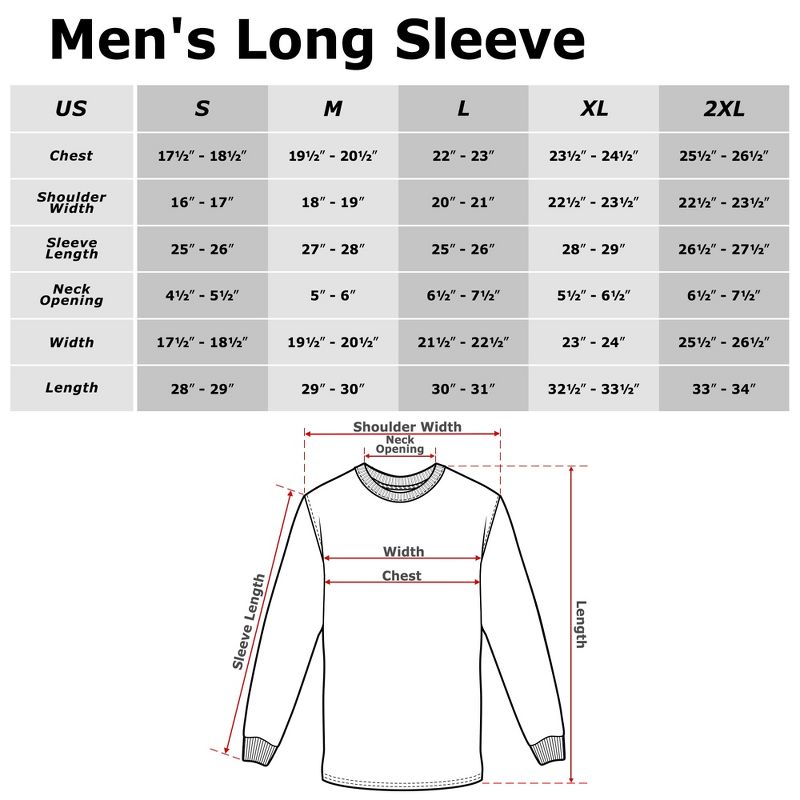 Men's Mickey & Friends Retro Mickey Mouse Long Sleeve Shirt, 4 of 5