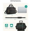 Weekender Duffle Bag for Travel with Wet Pocket, Carry on Overnight Bag - 3 of 4