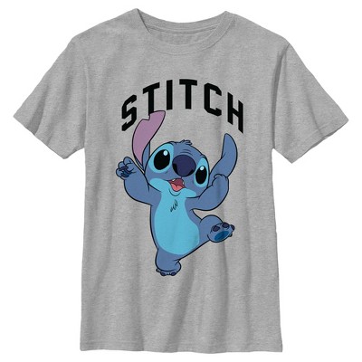 Boy's Lilo & Stitch Jumping Stitch T-shirt : Target