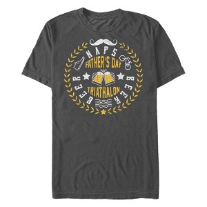 Men's Lost Gods Father's Day Dad Triathlon T-Shirt - 1 of 4