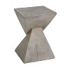 CAVINAS Unique Design Magnesium Oxide Coffee Table with Stacking Structure,Modern Side Table for Living Room,Apartment,Gray - 3 of 4