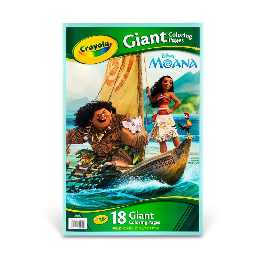 UPC 071662402204 product image for Crayola Giant Coloring Pages - Moana | upcitemdb.com