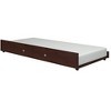 Donco Kids 500-FCP_503-CP Contempory Bed withTrundle Bed, Full/Twin, Dark Cappuccino - 4 of 4