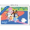 Trends International Bluey (2018) - Bluey and Friends See Saw Fun Framed Wall Poster Prints - 3 of 4