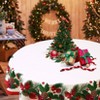 Christmas Table Cloths, Berries, Holly Outdoor Dining Table Cover Xmas Table Decorations, Water Resistant for Dining Room - 2 of 4