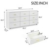NicBex 9 Drawers Dresser for Bedroom,Modern Dresser with Large Storage Space,Dressers for Kids Room,Living Room,Entry and Hallway - 3 of 4