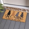 Evergreen Where Our Story Begins Indoor Outdoor Natural Coir Doormat Home Decor - 2 of 3