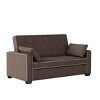 Andrea Convertible Futon Sofa Bed - Serta - 3 of 4