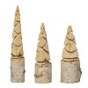 Storied Home Hand-Carved Birch Wood Tree with Wood Base, Natural - 2 of 2