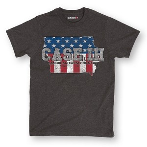Men's - Case IH - Country Patriotic IA Short Sleeve Graphic T-Shirt - 1 of 4