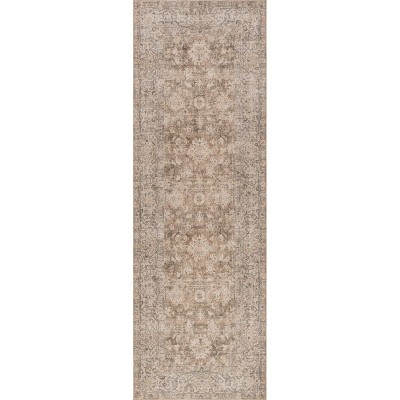 Nuloom Hillstone Collection Elinda Traditional Vintage Medallion Area Rug