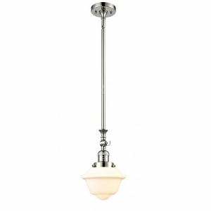 Oxford - 1 Light Stem Hung Tiltable Mini Pendant In Traditional Style-12 Inches Tall and 7.5 Inches Wide - 1 of 1