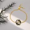 Pressed Wildflower Bracelet | Pressed Flower Bracelet | Gold/Silver Pressed Flower Jewelry | Personalized Handmade Jewelry - 2 of 4