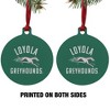 Loyola University Maryland Greyhounds Logo Aluminum Holiday Christmas Tree Ornament - 2 of 4